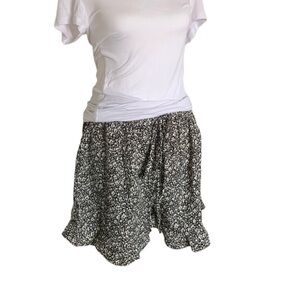 Paper Bag Ruffled Shorts